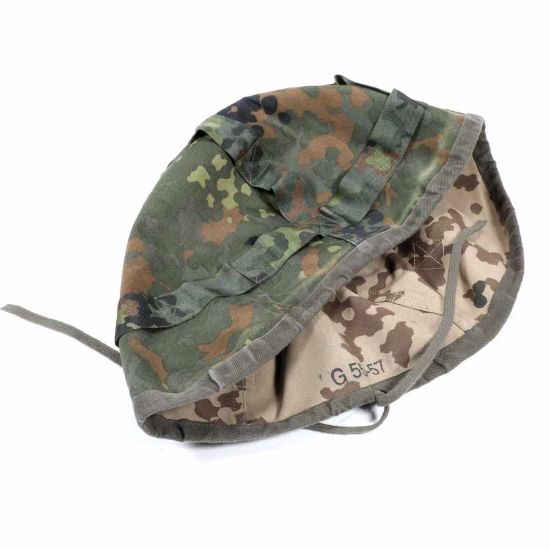 Picture of GERMAN REVERSIBLE HELMET COVER, DESERT & FOREST CAMO