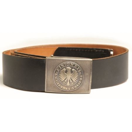 Picture of GERMAN LEATHER SERVICE BELT WITH BUCKLE, SIZE EXTRA LARGE