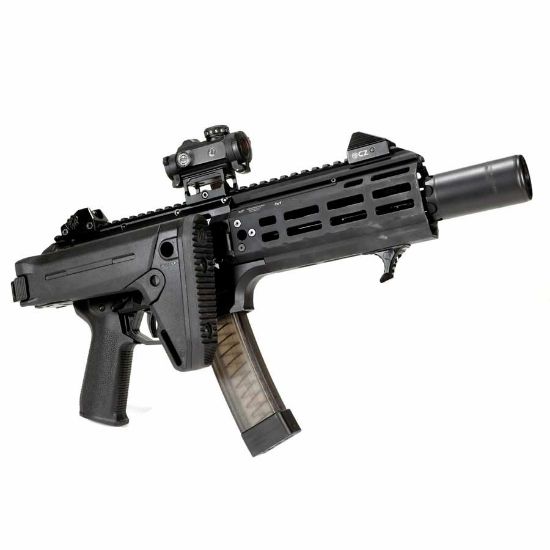 Picture of REPTILIA LINK STOCK ADAPTER WITH MAGPUL ZHUKOV FOLDING STOCK, FITS CZ EVO 3, BLACK