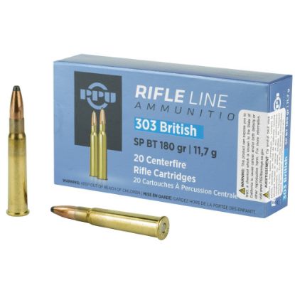 Picture of PRVI PARTIZAN .303 BRITISH 180GR SOFT POINT, 20RD BOX