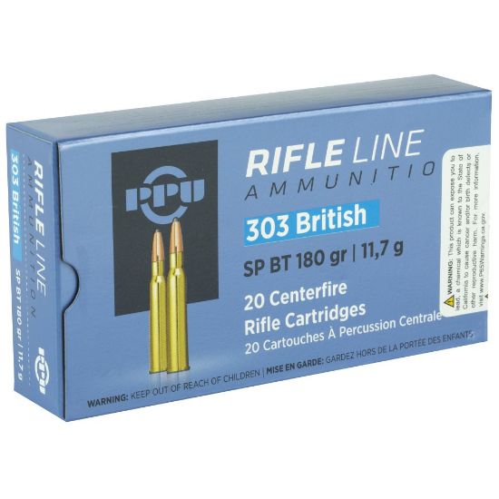 Picture of PRVI PARTIZAN .303 BRITISH 180GR SOFT POINT, 20RD BOX