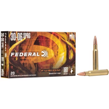 Picture of FEDERAL FUSION 30-06 SPRINGFIELD 180GR SOFT POINT, 20RD BOX