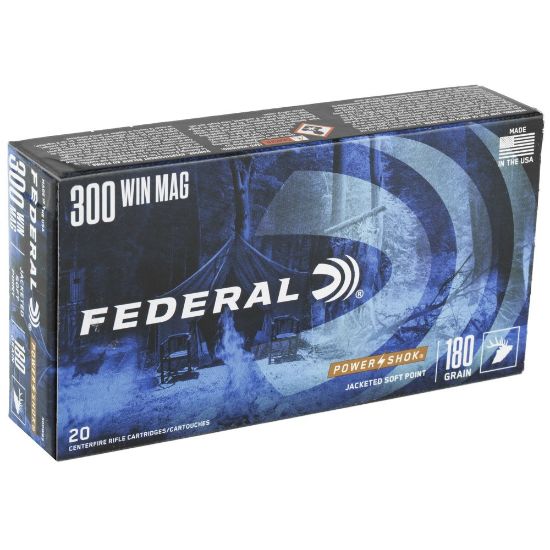 Picture of FEDERAL POWER-SHOK 300 WIN MAG 175GR SP 20RD/BOX