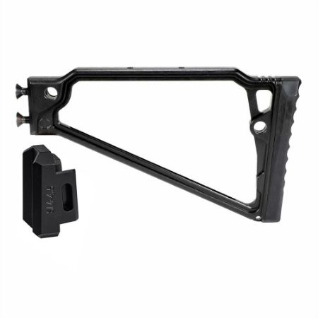 Picture of JMAC CUSTOMS TS-8RP FOLDING STOCK WITH RUBBER BUTTPAD FOR 4.5MM FOLDING AK