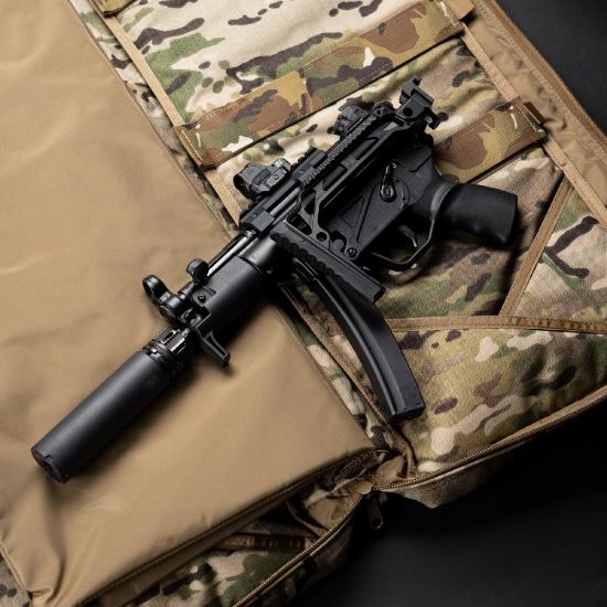 Picture of JMAC CUSTOMS SS-8RP 1913 FOLDING STOCK WITH RUBBER BUTTPAD, GREEN
