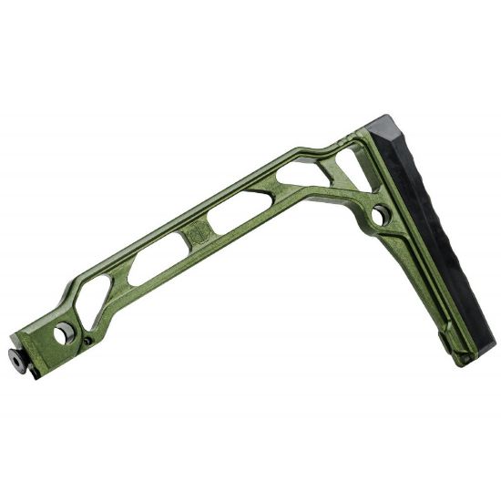 Picture of JMAC CUSTOMS SS-8RP 1913 FOLDING STOCK WITH RUBBER BUTTPAD, GREEN