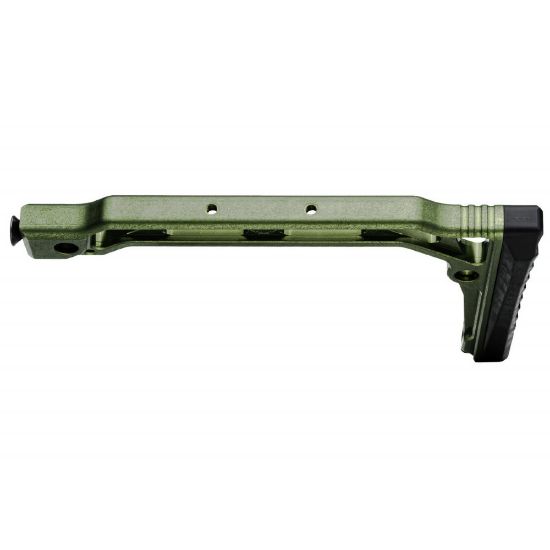 Picture of JMAC CUSTOMS SS-8RP 1913 FOLDING STOCK WITH RUBBER BUTTPAD, GREEN