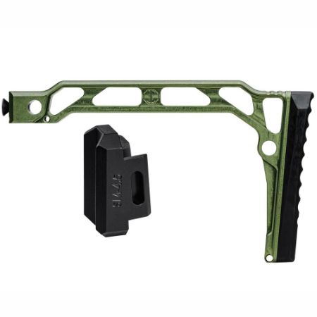 Picture of JMAC CUSTOMS SS-8RP FOR 4.5MM FOLDING AK WITH RUBBER BUTTPAD, GREEN