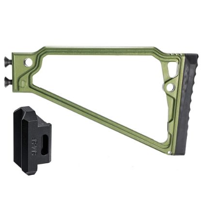 Picture of JMAC CUSTOMS TS-8RP STOCK WITH RUBBER BUTTPAD FOR SAM7SF, GREEN