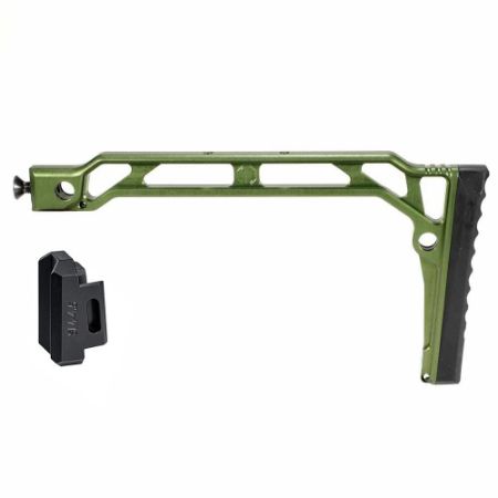 Picture of JMAC CUSTOMS SS-9RP FOR 4.5MM FOLDING AK WITH RUBBER BUTTPAD, GREEN