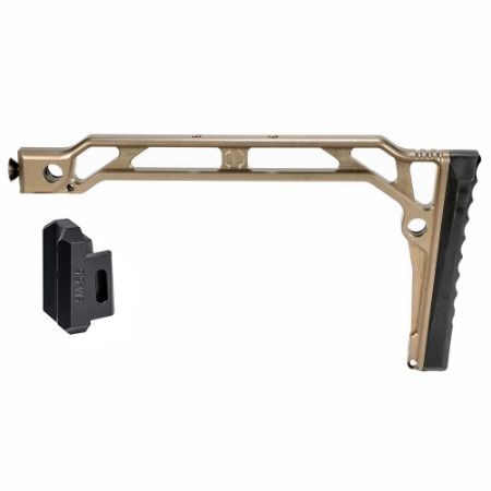 Picture of JMAC CUSTOMS SS-9RP WITH RUBBER BUTTPAD FOR 5.5MM FOLDING AK, TAN