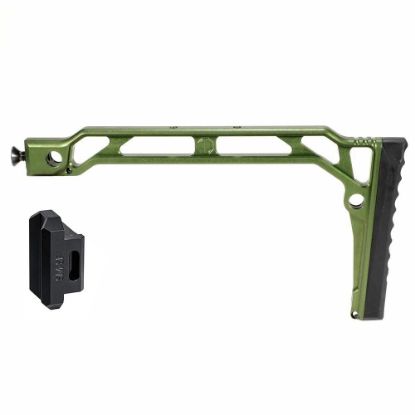 Picture of JMAC CUSTOMS SS-9RP WITH RUBBER BUTTPAD FOR SAM7SF, GREEN
