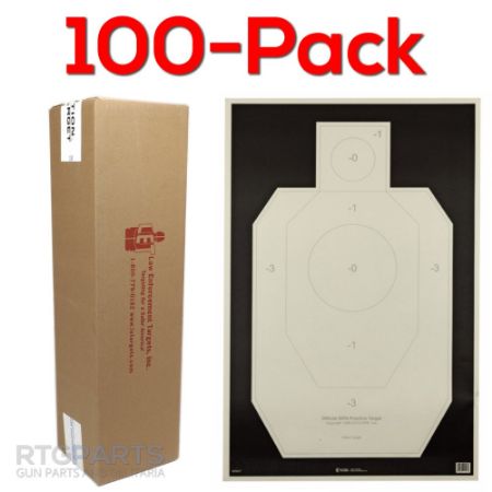Picture of 100-PACK OF IDPA OFFICIAL PRACTICE TARGETS, 23x35", ACTION TARGET