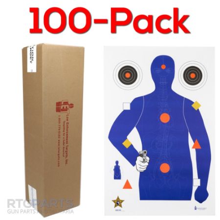 Picture of 100-PACK OF SSO-99, SHERIFF'S OFFICE SARASOTA, MODIFIED B21E W/ VITAL ANATOMY, 23x35", ACTION TARGET