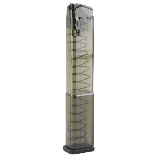 Picture of ETS GLOCK 18 G2 CARBON SMOKE 9MM 32RD MAGAZINE, MODEL 17 19 26 34