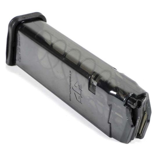 Picture of ETS GLOCK 9MM 22RD CARBON SMOKE MAGAZINE, MODEL 17 19 26 34