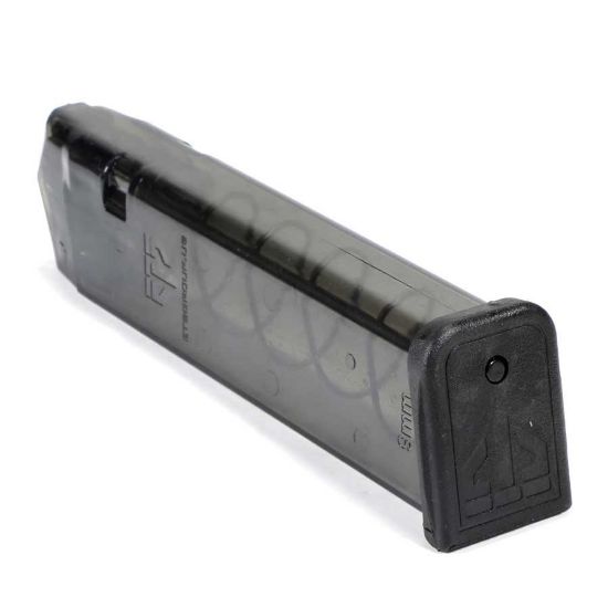 Picture of ETS GLOCK 9MM 22RD CARBON SMOKE MAGAZINE, MODEL 17 19 26 34