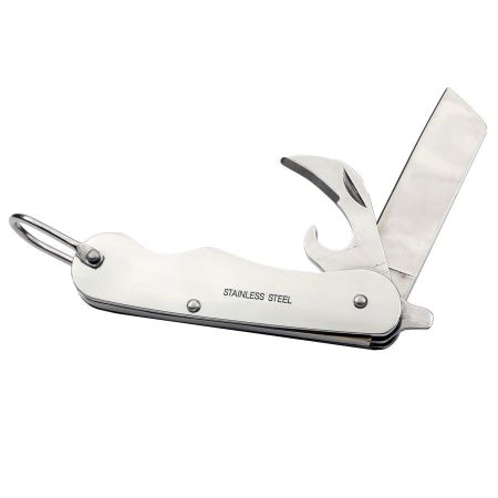 Picture of BRITISH ARMY STYLE STAINLESS STEEL POCKET KNIFE NEW