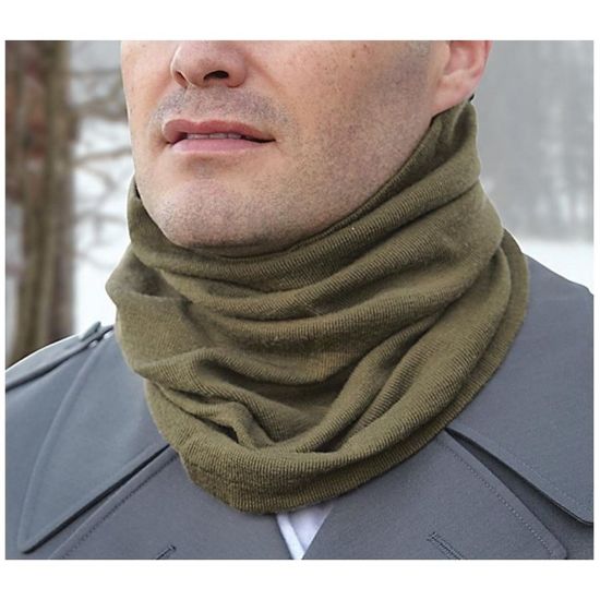 Picture of CZECH OD GREEN WOOL TUBE SCARF LIKE NEW