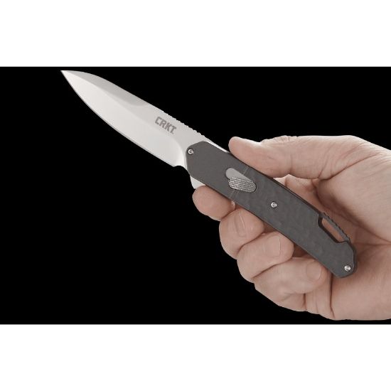 Picture of CRKT BONA FIDE 3.59" FOLDING KNIFE W/ LINER LOCK, SILVER