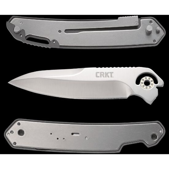 Picture of CRKT BONA FIDE 3.59" FOLDING KNIFE W/ LINER LOCK, SILVER