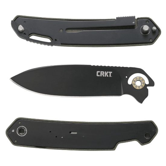 Picture of CRKT BONA FIDE 3.52" FOLDING KNIFE W/ LINER LOCK, ODG/BLK