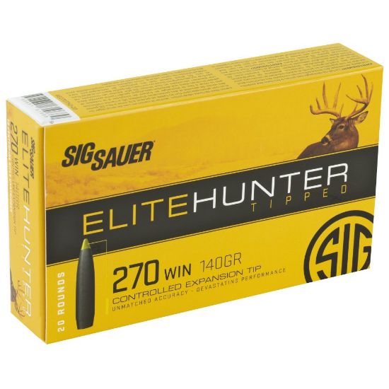Picture of SIG SAUER 270 WINCHESTER 140GR ELITE HUNTER TIPPED, 20RD BOX