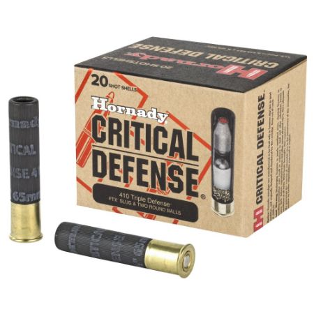 Picture of HORNADY CRITICAL DEFENSE 410GA, 2.5 INCH TRIPLE DEFENSE, 20RD/BOX