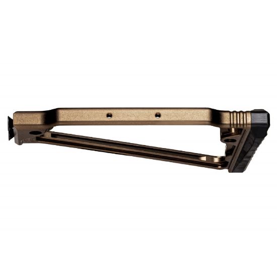 Picture of JMAC CUSTOMS TS-8RP 1913 FOLDING STOCK WITH RUBBER BUTTPAD, TAN