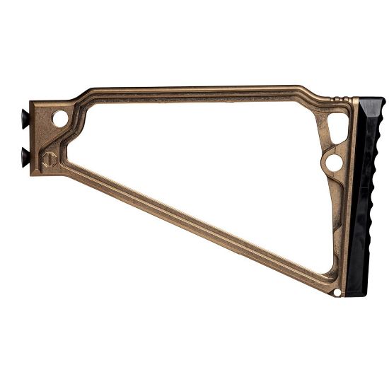 Picture of JMAC CUSTOMS TS-8RP FOLDING STOCK WITH RUBBER BUTTPAD FOR 4.5MM FOLDING AK, TAN