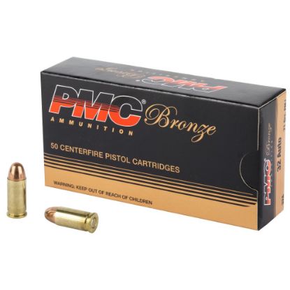 Picture of PMC BRONZE AMMUNITION 32ACP 71GR FMJ, 50RD/BOX