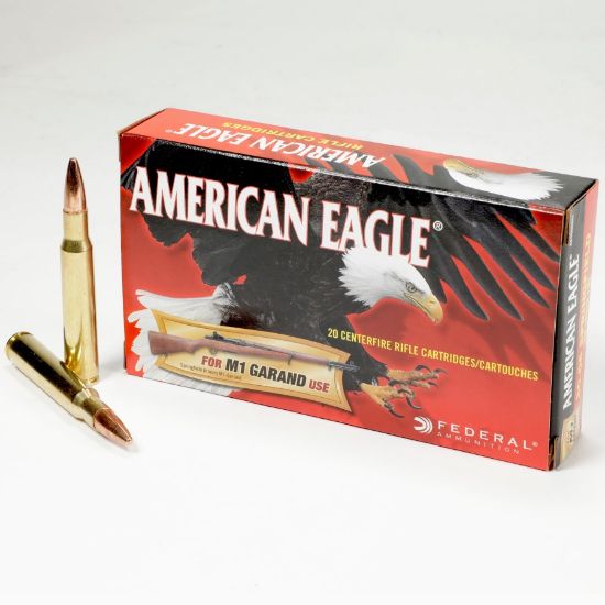 Picture of FEDERAL M1 GARAND 30-06 150GR FMJ, 20RD BOX