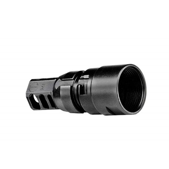 Picture of JMAC CUSTOMS HEAVY DUTY 360 MUZZLE BRAKE 26-1.5LH FACEMOUNT, KEYMOUNT