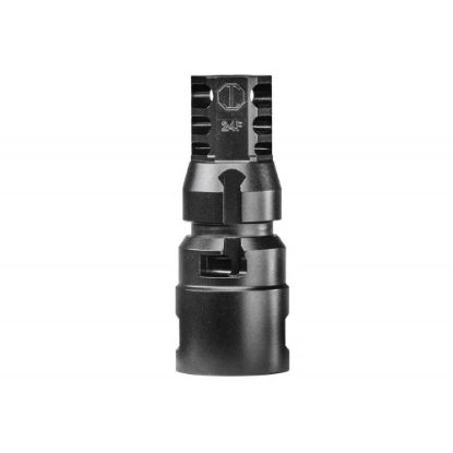 Picture of JMAC CUSTOMS HEAVY DUTY 360 MUZZLE BRAKE 24-1.5 FACEMOUNT, KEYMOUNT