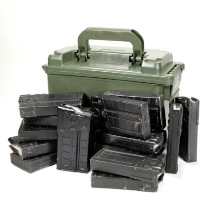 Picture of CAN COMBO FOR HK G3, FIFTEEN 20RD G3 MAGS WITH ONE NEW AC-UNITY AMMO CAN