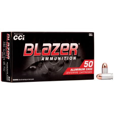 Picture of BLAZER 380ACP 95GR FMJ, 50RD BOX