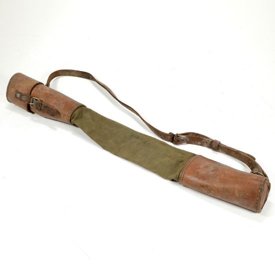 Picture of BELGIAN SURPLUS LEATHER AND CANVAS MACHINE GUN BARREL CASE
