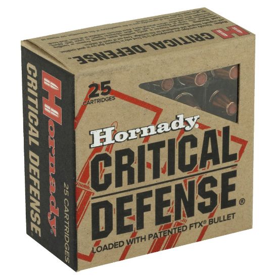 Picture of HORNADY CRITICAL DEFENSE 32ACP 60GR FTX FLEXTIP, 25RD BOX