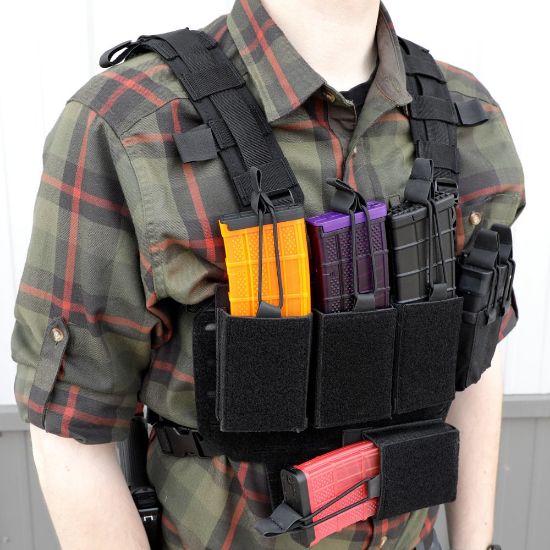 Picture of LIGHTWEIGHT CHEST RIG, BLACK