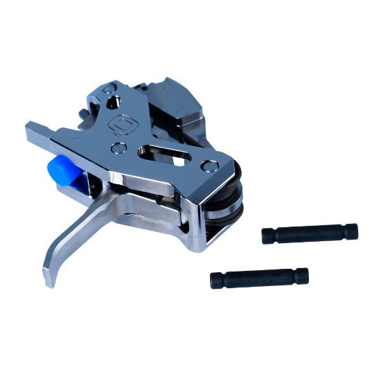 Picture of Q LITERALLY THE BEST TRIGGER EVER MADE, 2 STAGE TRIGGER FOR AR RIFLES, SILVER