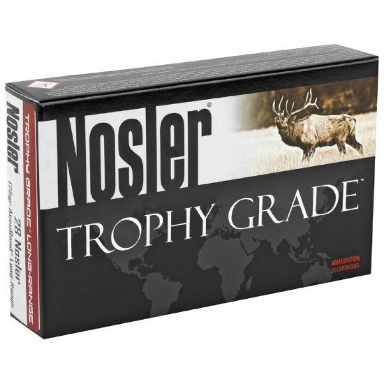Picture of NOSLER TROPHY LONG RANGE 28 NOSLER 175GR ABLR, 20RD/BOX