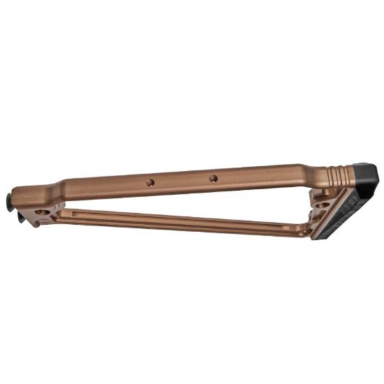 Picture of JMAC CUSTOMS TS-9RP FOLDING STOCK WITH RUBBER BUTTPAD FOR 5.5MM FOLDING AK, TAN