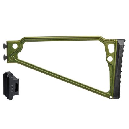 Picture of JMAC CUSTOMS TS-9RP STOCK WITH RUBBER BUTTPAD FOR SAM7SF, GREEN