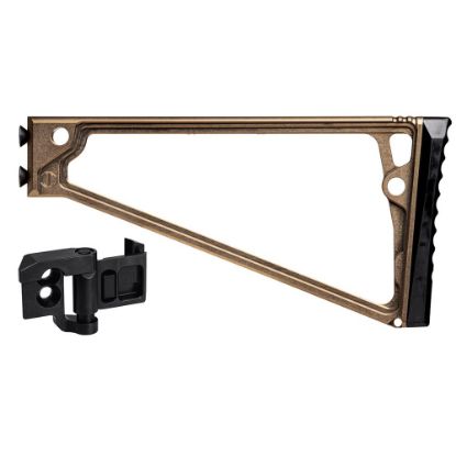 Picture of JMAC CUSTOMS TS-9P 1913 FOLDING STOCK WITH RUBBER BUTTPAD, TAN