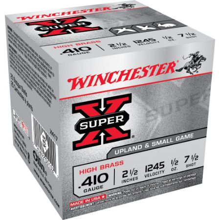Picture of WINCHESTER SUPER-X HIGH BRASS 410GA 2.5" #7.5, 25/BOX