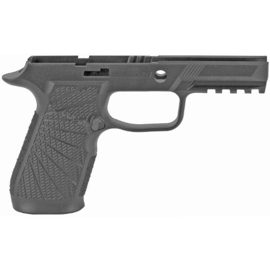 Picture of WILSON COMBAT WC320 GRIP PANEL, BLACK, SIG SAUER P320 CARRY W/O MANUAL SAFETY