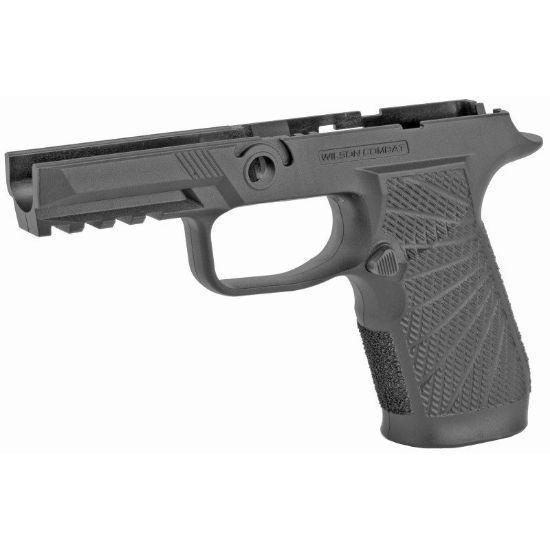 Picture of WILSON COMBAT WC320 GRIP PANEL, BLACK, SIG SAUER P320 CARRY W/O MANUAL SAFETY