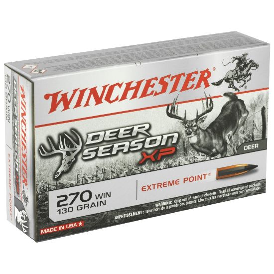 Picture of WINCHESTER DEER SEASON 270 WINCHESTER 130GR EXTREME POINT POLYMER TIP, 20RD/BOX