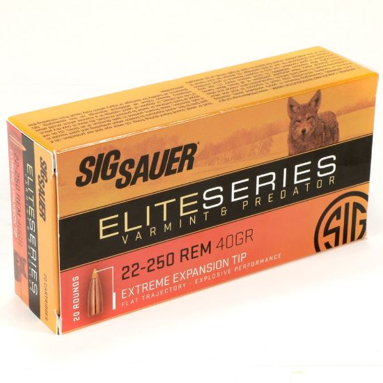 Picture of SIG SAUER 22-250 40GR VARMINT & PREDATOR, 20RD BOX