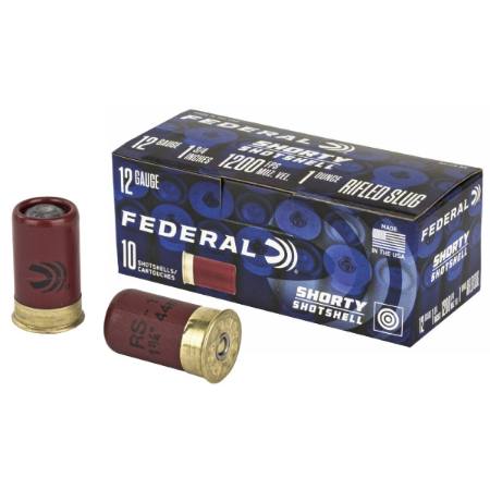 Picture of FEDERAL SHORTY SHOTSHELLS 12GA 1.75IN 1OZ RIFLED SLUG, 10RD BOX
